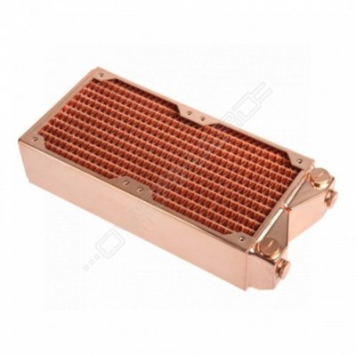 Coolgate Copper Plating Radiator Dual 140/60mm thick 5x G1/4" Threads