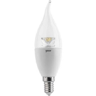    Gauss LED Candle Tailed Crystal Clear E14 6W 4100K 104201206-D