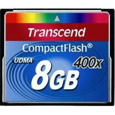   Compact Flash Transcend 8Gb High-Speed (TS8GCF400)