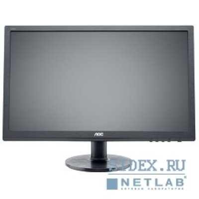  24" AOC E2460SHU Black (61 cm, LED, LCD, Wide, 1920x1080, 2 ms, 170/170, 250 cd/m, 20M:1,