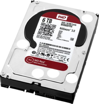    3,5" 6000Gb Western Digital (WD60EFRX) 64Mb IntelliPower SATA3 Red