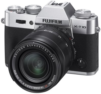   FujiFilm X-T10 Kit XF18-55mm F2.8-4 R LM OIS Silver