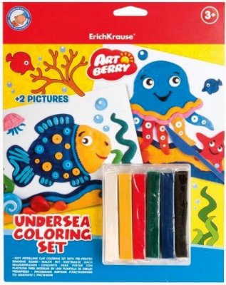   Erich Krause Undersea Coloring Set Artberry ( ) 6  + 2 