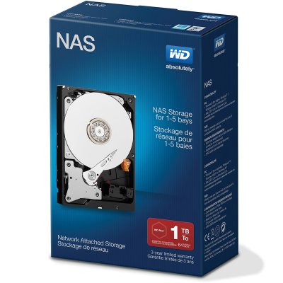  1.0Tb WD NAS WDBMMA0010HNC SATA 6 Gb/s, 64 MB Cache, IntelliPower, RTL