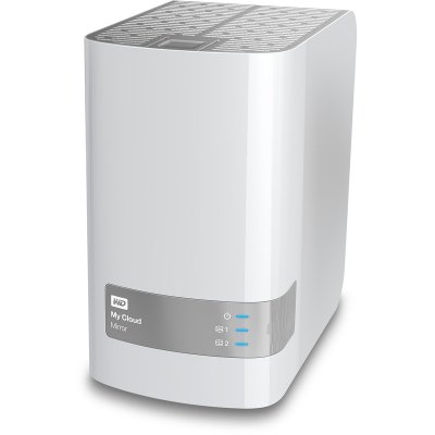   4.0Tb WD My Cloud Mirror WDBZVM0040JWT, GLAN, White