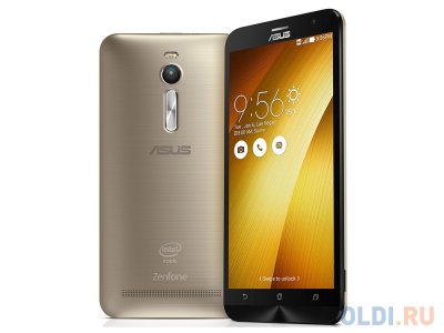  Asus ZenFone 2 (ZE551ML/Gold) Atom Z3560 (1.83)/2G/16G/MicroSD/5.5" (1920x1024) IPS/PowerVR