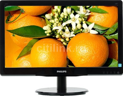   19" Philips 200V4QSBR MVA LED 1920x1080 8ms VGA DVI