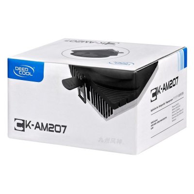  Deepcool CK-AM207 Soc-FM2/FM1/AM3+/AM3/AM2+/AM2 3pin 26dB Al 65W 195g 