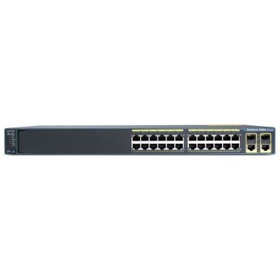  Cisco Catalyst 2960 24 10/100 + 2T/SFP LAN Base Image (WS-C2960-24TC-L)