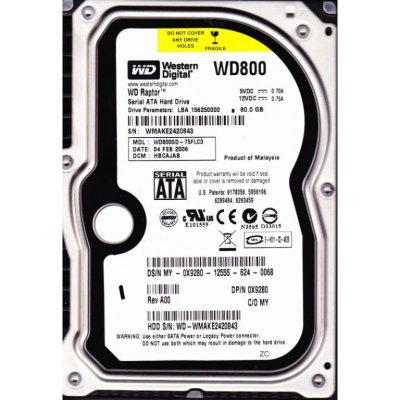 HDD   Western Digital WD800GD-75FLC3