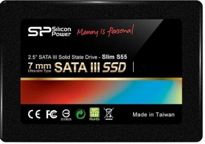 SSD   Silicon Power Slim S55 120GB 2.5" SATAIII MLC (SP120GBSS3S55S25)