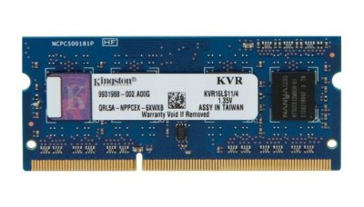   Kingston KVR16LS11/4 DDR3L, 4, PC3-12800, 1600