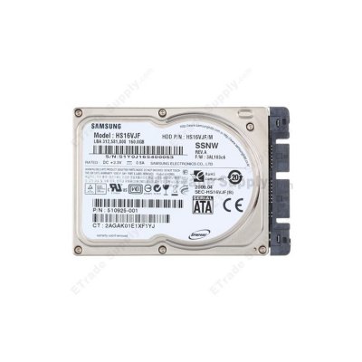 Samsung   HS16VJF 160Gb (U300/5400/16Mb) Micro SATAII 1,8" For Notebooks(510925-001)