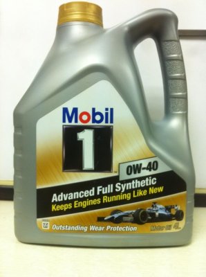   Mobil 0w40 4 