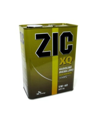   ZIC XQ 5W-40 4L gasoline diesel (RV) API SL 4 