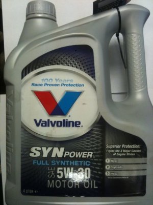   Valvoline SynPower 5W30 4 