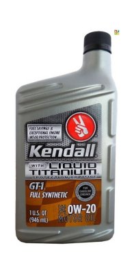   Kendall GT-1 FULL SYN (Ti),0W20,  0,948 