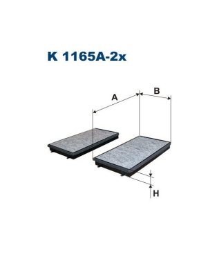 FILTRON    K1165A-2x BMW E65 01- (.2 .)