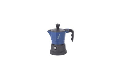   Top Moka Caffettiera Top 6 . teflon Navy Blue