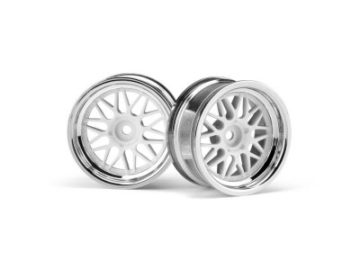  1/10 HRE C90 26  CHROME/WHITE (6 /2 ) HPI-106773