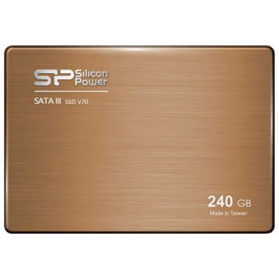   SSD 2.5" 240 Gb Silicon Power SATA III V70 (R550/W510MB/s) (SP240GBSS3V70S2