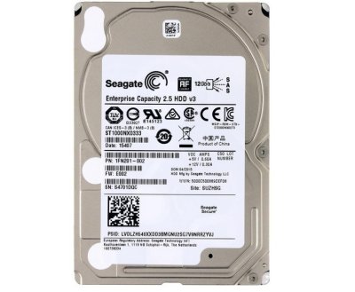   Seagate Original SAS 3.0 1Tb ST1000NX0333 Enterprise Capacity (7200rpm) 128Mb 2.5"