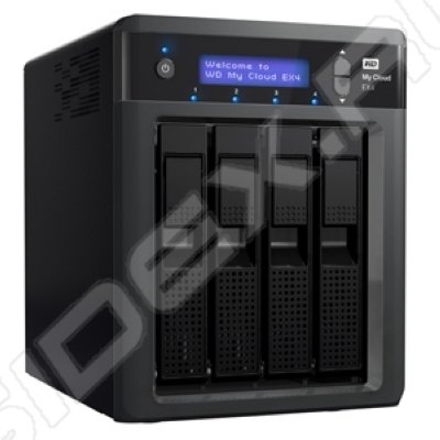   WD My Cloud EX4 4x3.5HDD 8Tb RAID 0/1/10/5 4xUSB WDBWWD0080KBK-EEUE