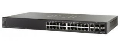 Cisco SB SF500-24P-K9-G5  PoE 24-port 10/100 POE Stackable Managed Switch w/Gig Uplinks