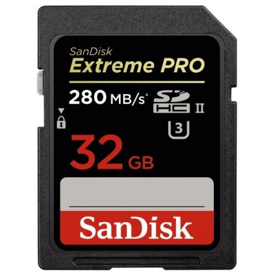   Sandisk Extreme PRO SDHC UHS-II 280MB/s 32GB