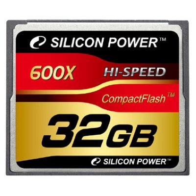   Silicon Power 600X Professional Compact Flash Card 32GB (SP032GBCFC600V10)