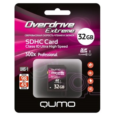   Qumo Overdrive Extreme SDHC Class 10 UHS-I U1 32GB