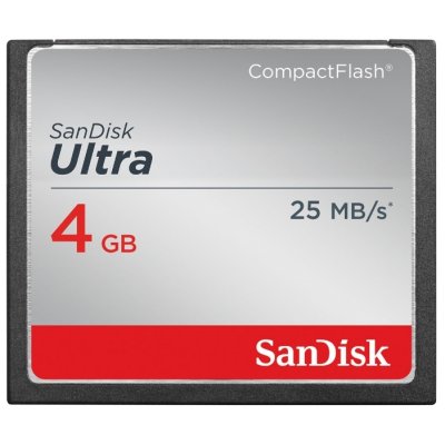   Sandisk CompactFlash Ultra 25MB/s 4GB