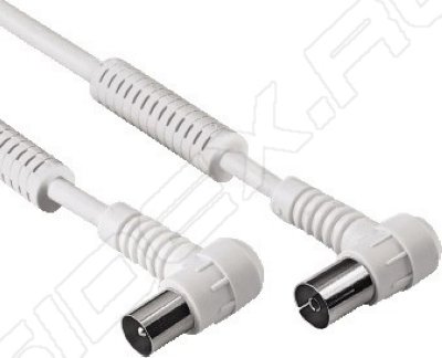    Coax (m) - Coax (f) 90 , 3  (Hama H-43578) (10 , )