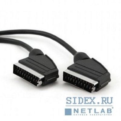  Gembird 1  SCART - 1  SCART 21pin 3  (CCV-518) ()