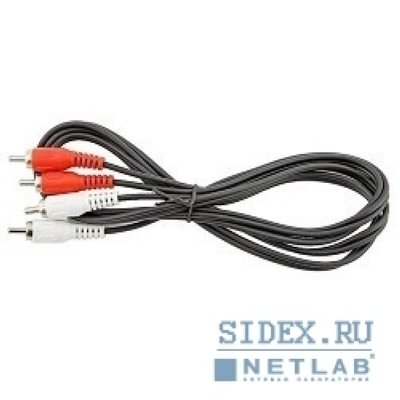  2xRCA (M) - 2xRCA (M) 3m (VCOM VAV7158-3M) ()