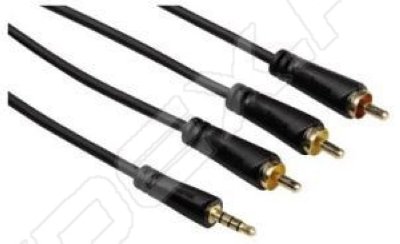  Jack 3.5(m) - 3RCA(m) (Hama Camcorder 00122161) (1.5 , )