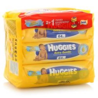 Huggies    "Extra Gentle" (64  3) 5029053534770