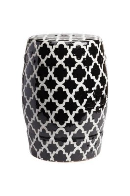 DG Home  Istanbul Stool Black DG-F-TAB60