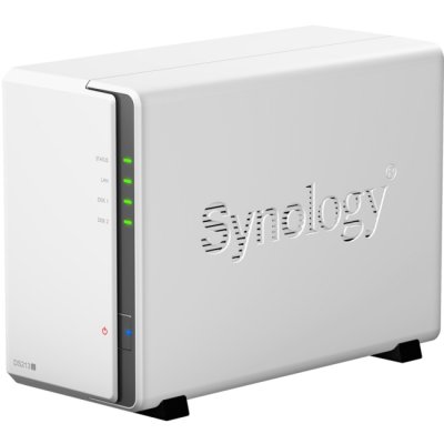    Synology DiskStation DS213j 1,2GhzCPU/512Mb DDR3/RAID0,1/up to 2HDDs SATA(3,