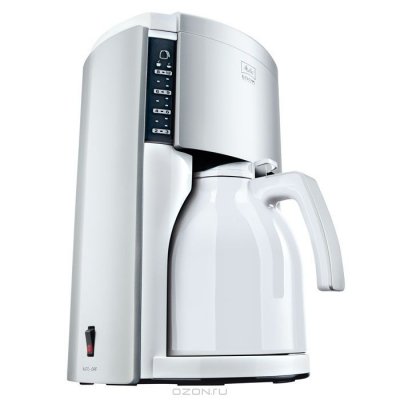  Melitta Look III Therm De Luxe White-Silver 