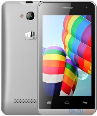  Micromax Q324 silver 3.9" 4  Wi-Fi 3G