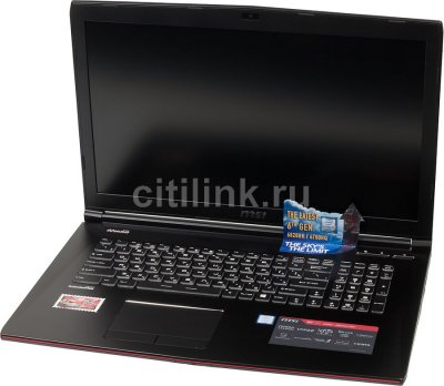  MSI GE72 6QC(Apache)-011RU i7-6700HQ(2.6) Skylake/ 16G/ 1Tb+128G SSD/ 17.3"FHD AG/ NV GF GTX