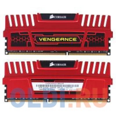   Corsair Vengeance DDR3 8Gb (2x4Gb), PC15000, DIMM, 1866MHz (CMZ8GX3M2A1866C9R)