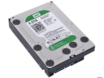   4Tb Western Digital WD40EZRX Caviar Green, SATA III [IntelliPower, 64Mb]