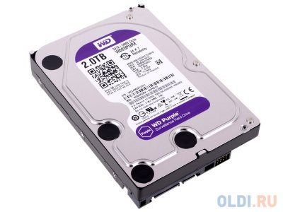   2Tb Western Digital WDBGKN0020HNC-ERSN Desktop Surveillance,SATA III, Purple Retail (In