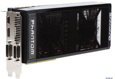  2Gb (PCI-E) GAINWARD GTX660Ti Phantom c CUDA (GFGTX660Ti, GDDR5, 192 bit, 2*DVI, HDMI, DP