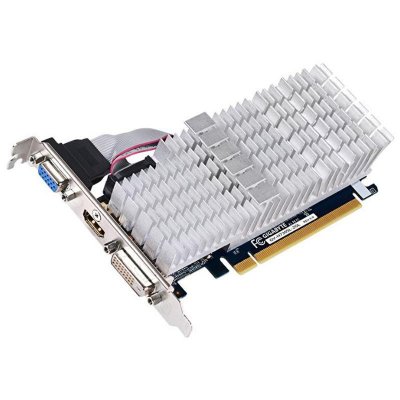  2Gb (PCI-E) GIGABYTE GV-N730SL-2GL  CUDA (GT730) GDDR3, 64 bit, VGA, DVI, HDMI, Retail