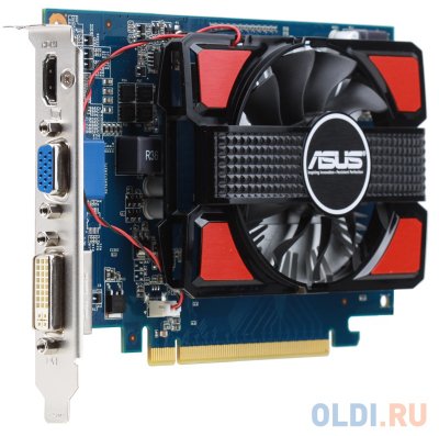  4Gb (PCI-E) ASUS GT630  CUDA (GFGT630, GDDR3, 128 bit, VGA, DVI, HDMI, Retail)