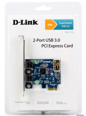  PCI-E to USB3.0 D-Link DUB-1310 2-  -   PCI Express