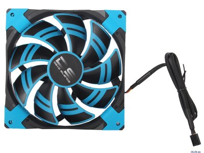  Aerocool DS 14  Blue ( ), 3+4 pin, 64.8 CFM, 1000 RPM, 14.2 dBA  12V 